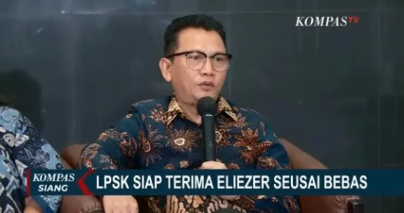 Edwin Partogi. LPSK ungkap tentang Richard Eliezer yang dengan Tangan Terbuka Diterima LPSK