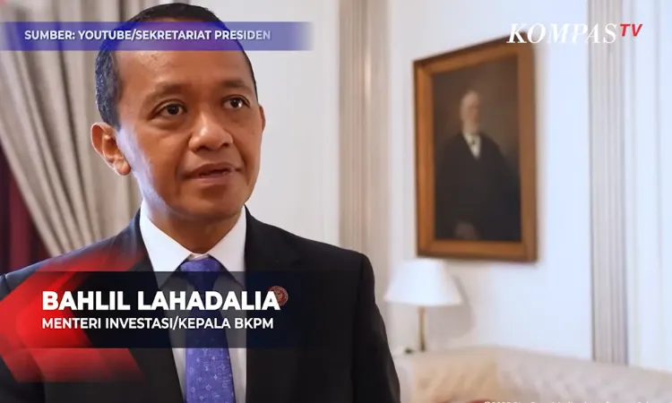 Bahlil Lahadala dalam wawancara