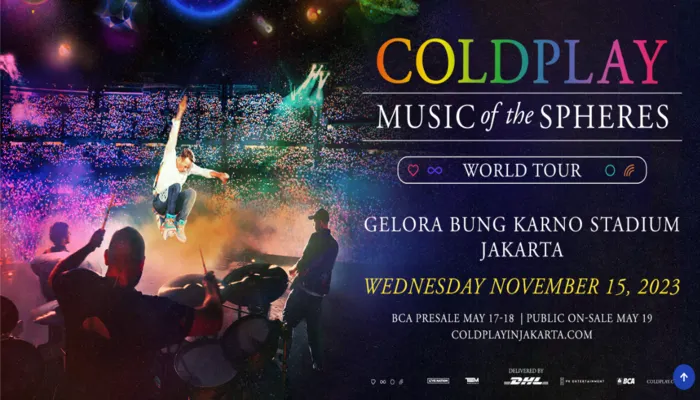 Link Resmi Pembelian Tiket Konser Coldplay