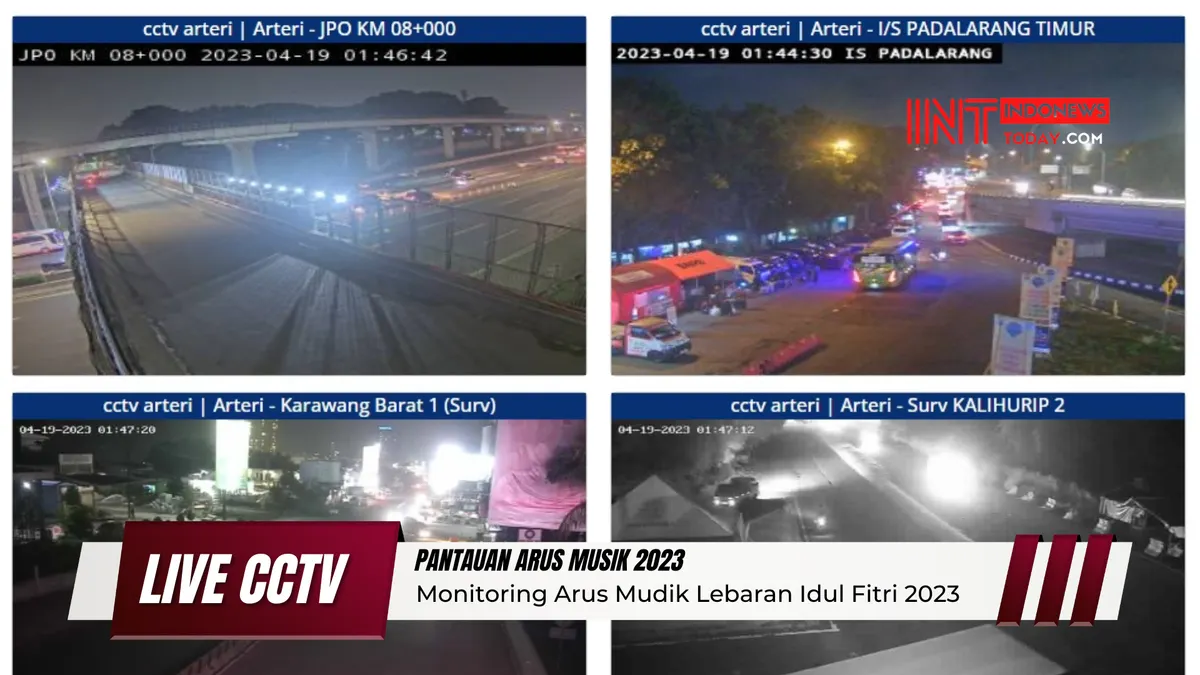 Live CCTV Online Mudik Lebaran 2023
