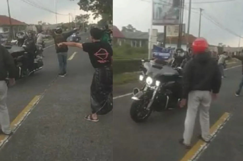 Yayat Riyadul Hidayat, santri di Ciamis, Jawa Barat menjadi korban penyerempetan rombongan motor gede atau moge.
