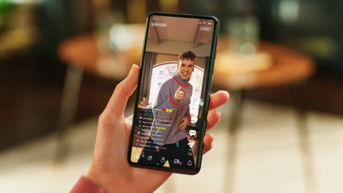 Ilustrasi fitur Tiktok tersembunyi 
