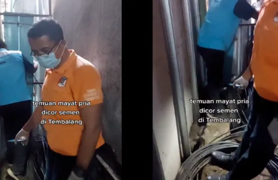 Viral penemuan mayat dicor di Tembalang, Semarang
