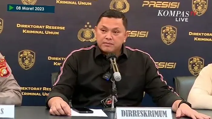 Direktur Reskrimum Polda Metro Jaya Kombes Hengki Haryadi 