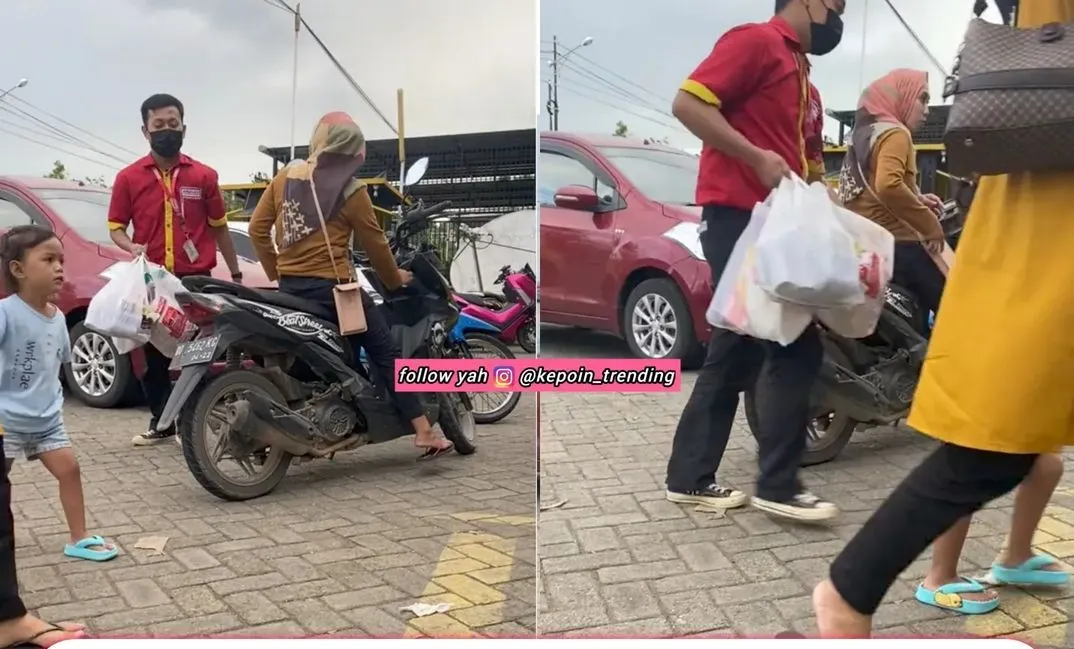 Viral Emak-emak tak mau bayar belanjaan 