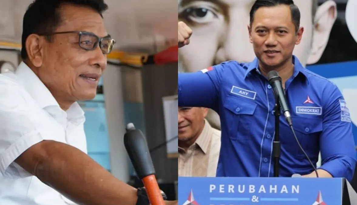 Moeldoko dan Agus Harimurti Yudhoyono (AHY)