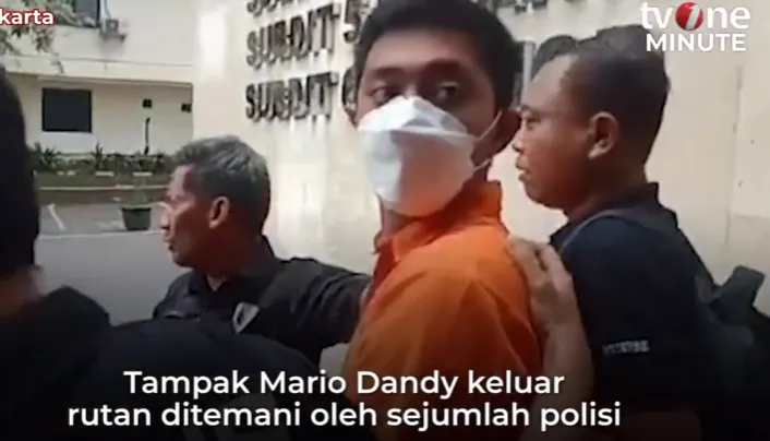 Moral Bejat! Tak Ada Rasa Bersalah, Respon Mario Dandy ke Awak Media Saat Keluar Rutan Tuai Sorotan!