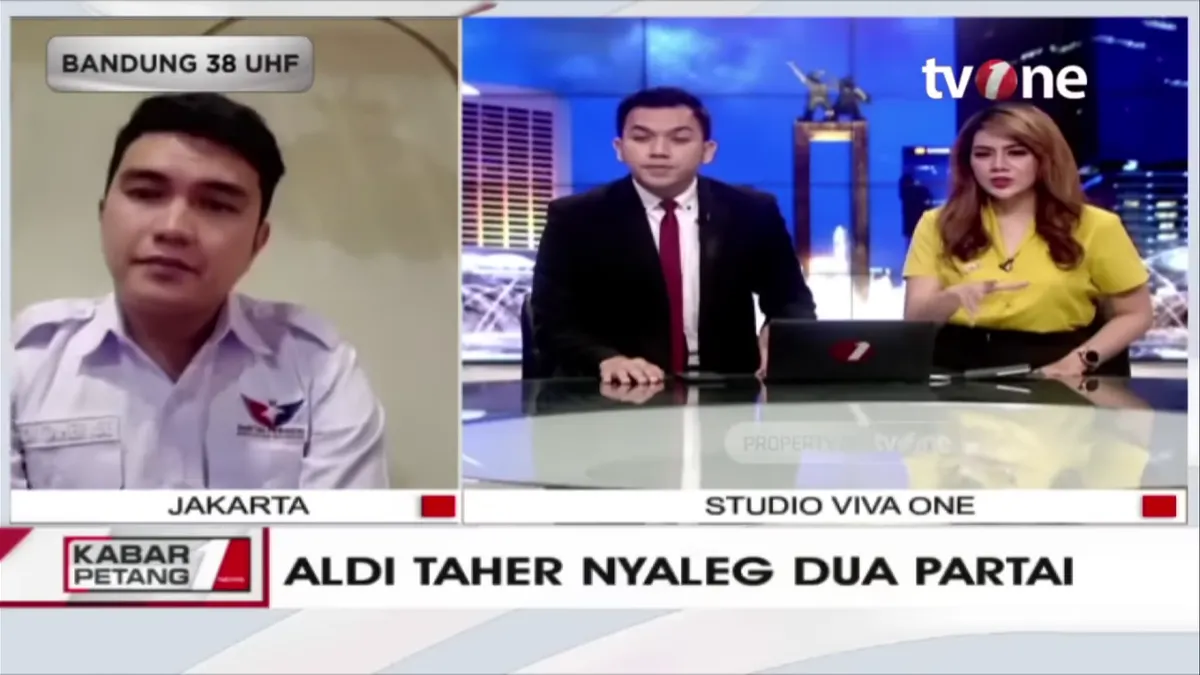 Viral Video Aldi Taher saat diwawancara 