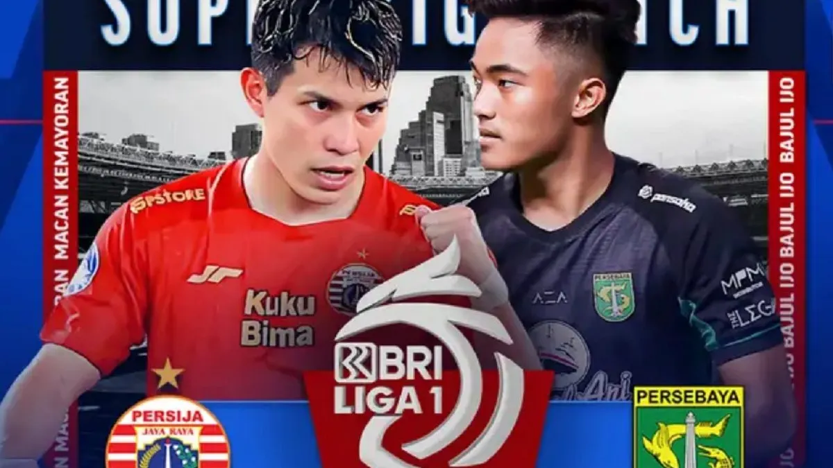 Berikut ini adalah link nonton live streaming Liga 1 musim 2023/2024 yang mempertandingkan antara Persija Jakarta vs Persebaya Surabaya.