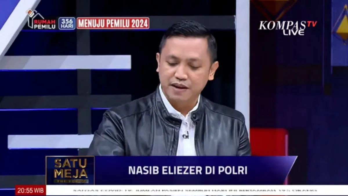 Ronny Talapessy selaku penasihat hukum dari Richard Eliezer menyampaikan apresiasi dan ucapan terima kasih kepada Polri.(Tangkap Layar YouTube KOMPASTV)