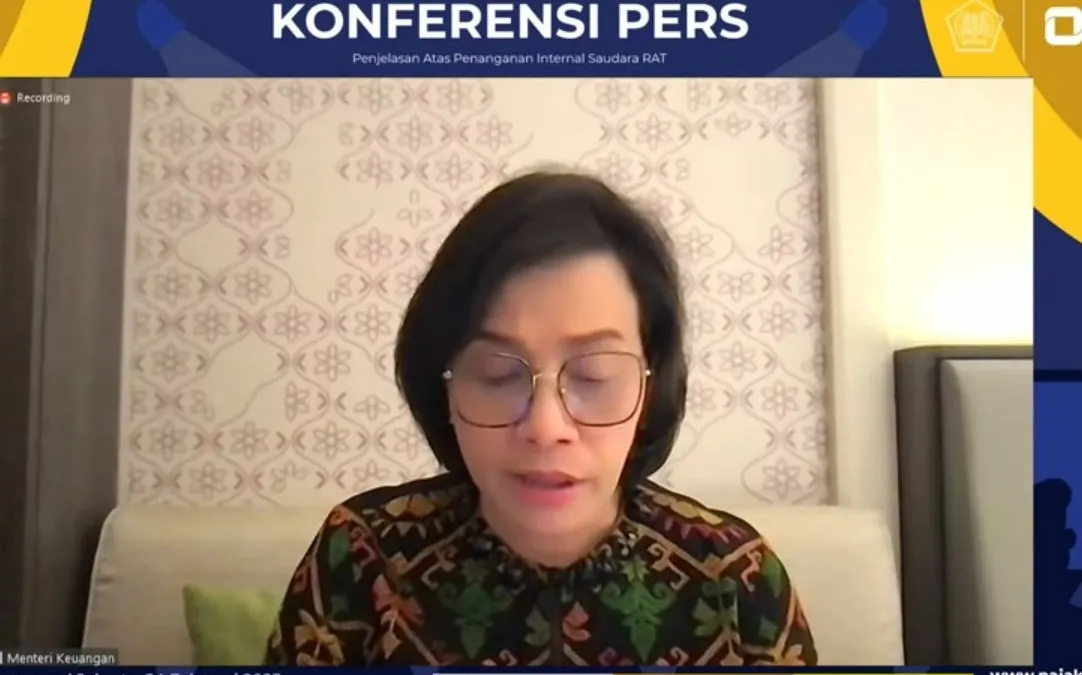 Sri Mulyani Kementerian Keuangan.(Tangkap Layar YouTube Kemenku RI)