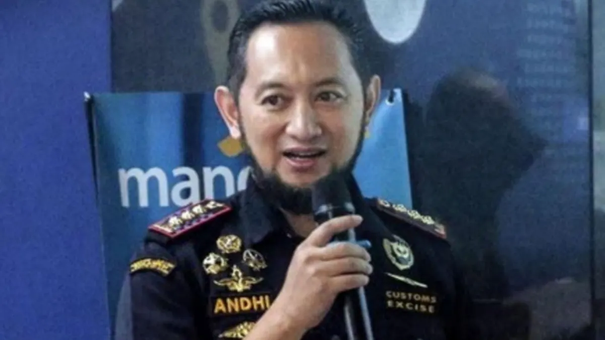 Kepala Kantor Direktorat Jenderal Bea dan Cukai (DJBC) Makassar Andhi Pramono