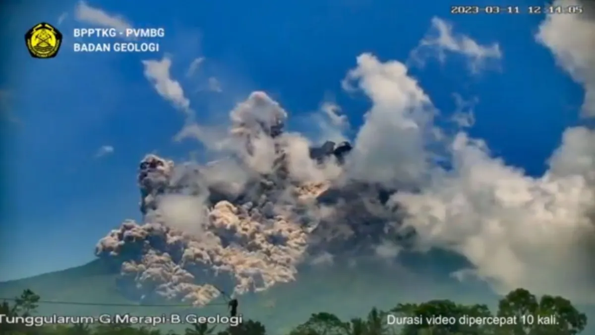 Erupsi gunung Merapi