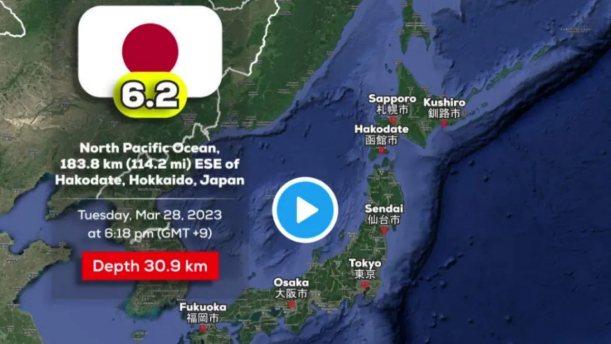 Illustrasi. Gempa di Jepang
