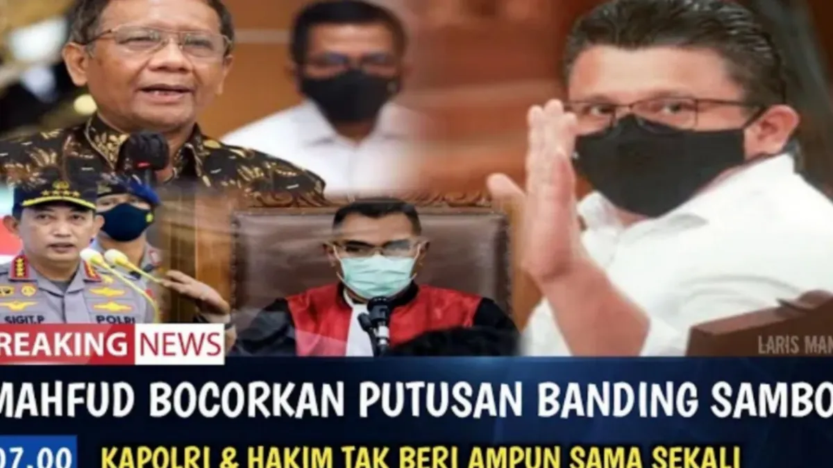 Benarkah Mahfud MD Bocorkan Putusan Banding Ferdy Sambo? 