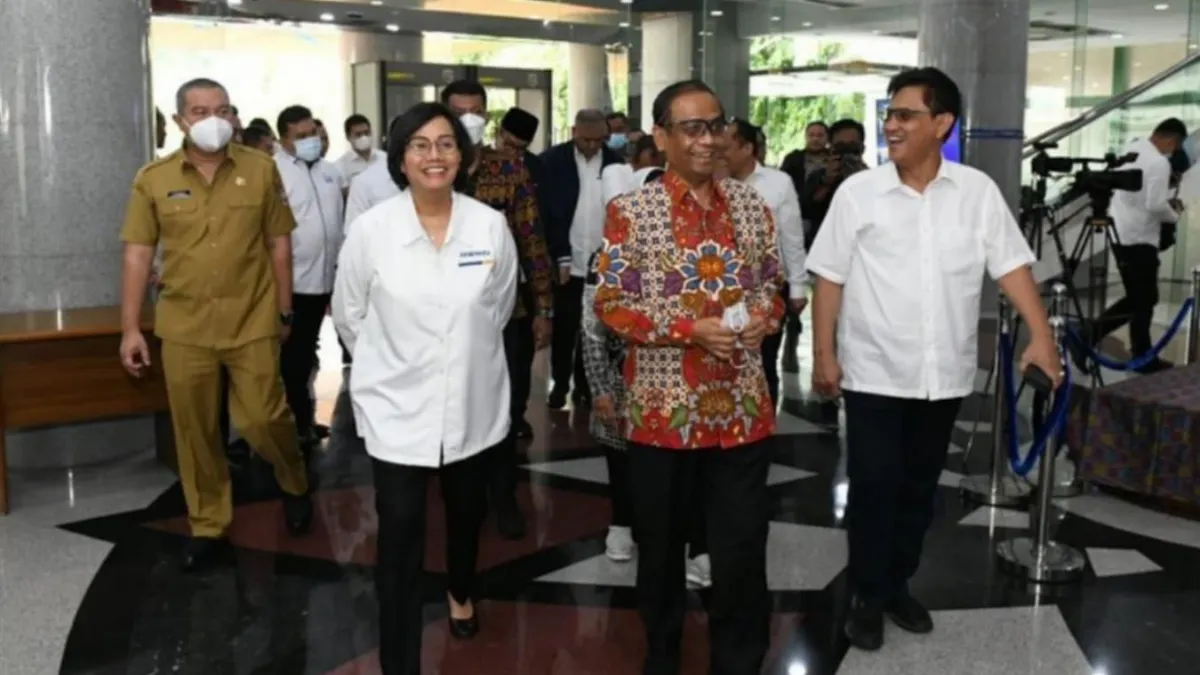 Sri Mulyani dan Mahfud MD