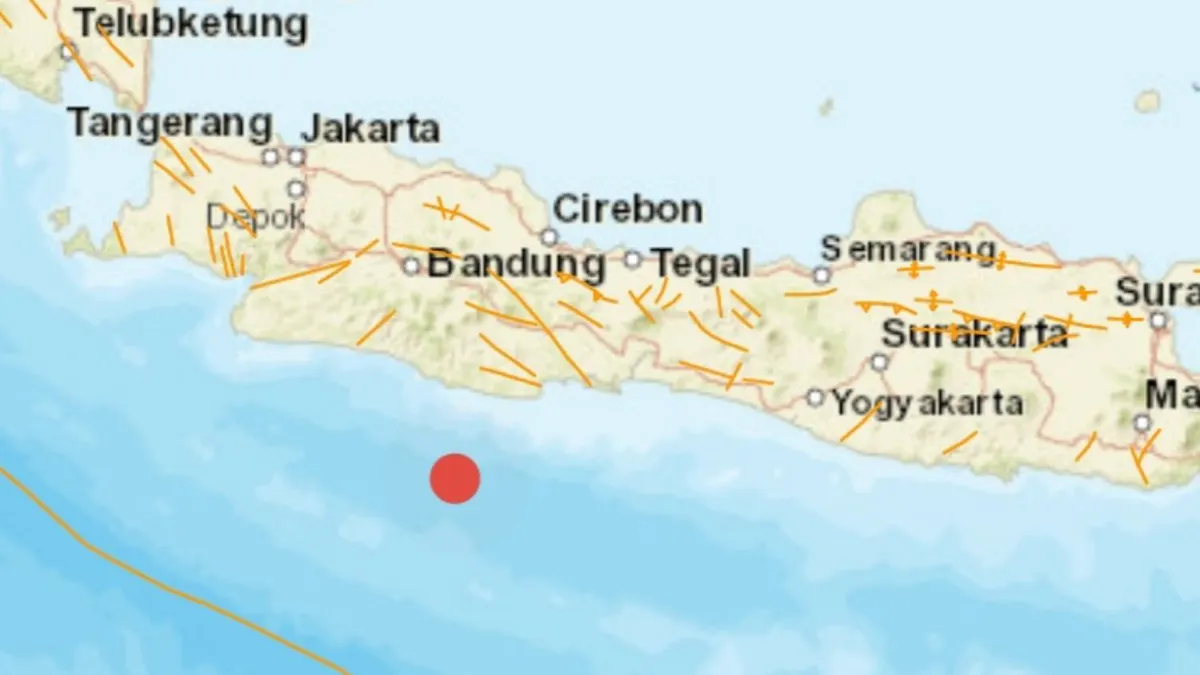 Gempa Bumi M 4,9 Guncang Kabupaten Pangandaran