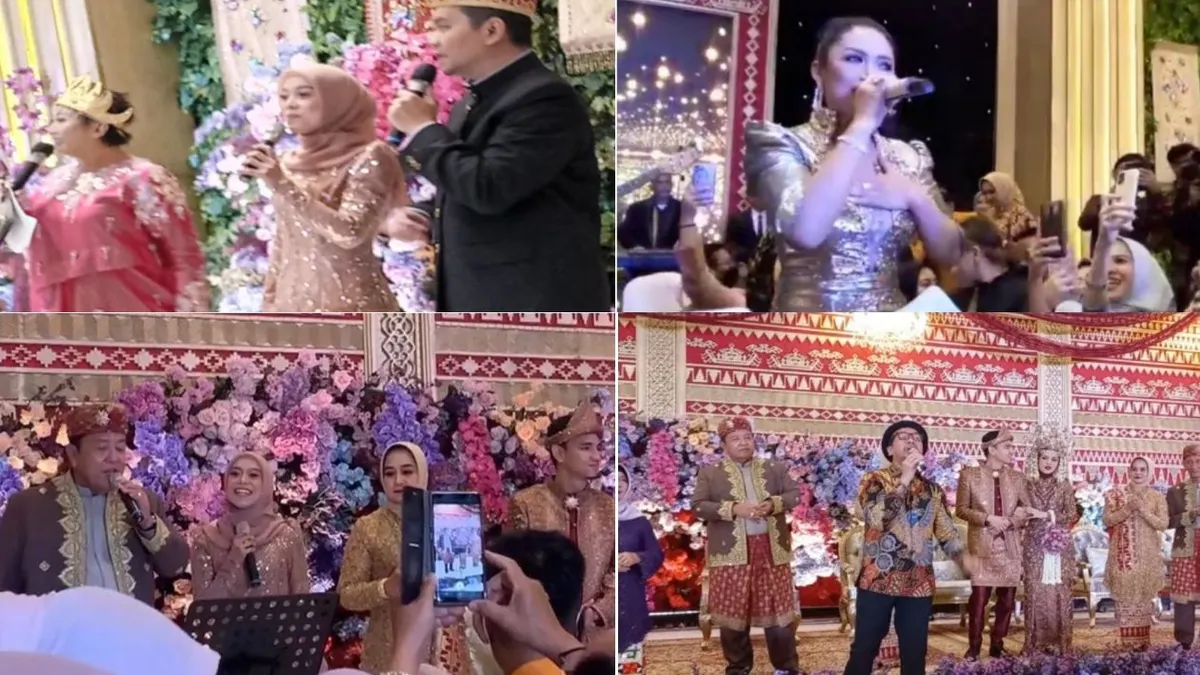 Foto Pernikahan Mewah Anak Arinal Djunaidi Viral