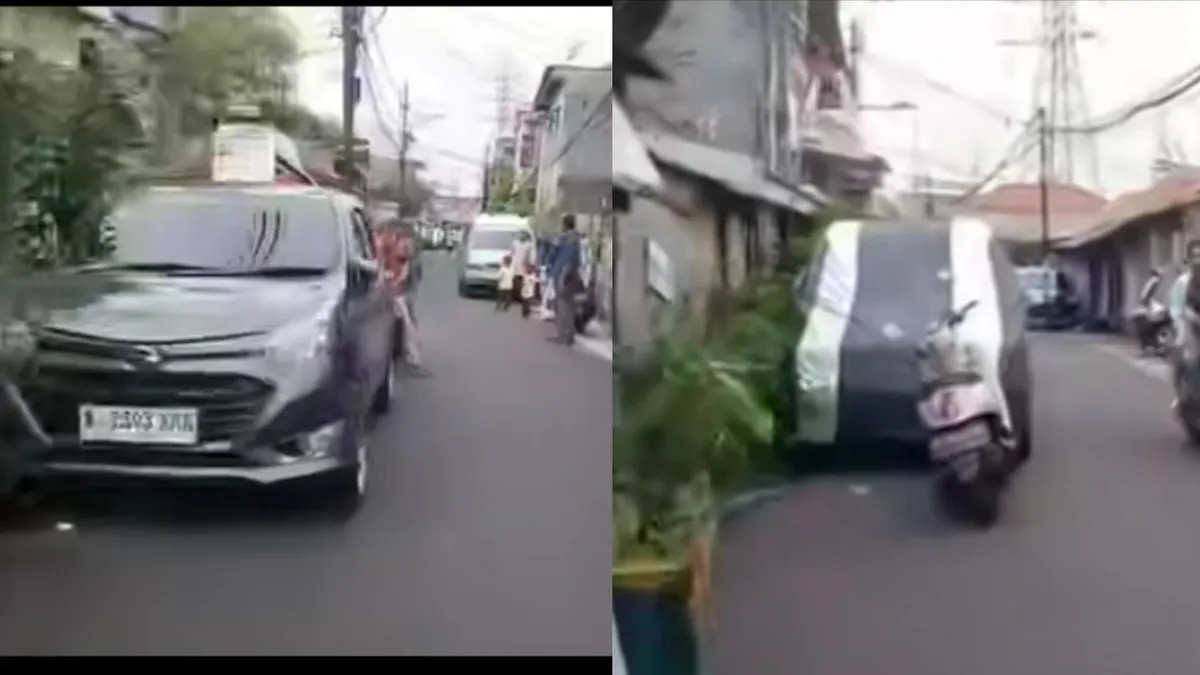 Parkir Liar di Jalan Pisangan Baru III Jaktim