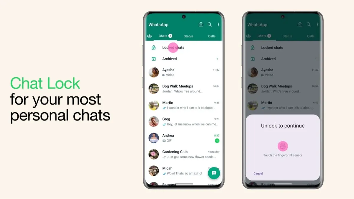 Illustrasi. Locked Chat
