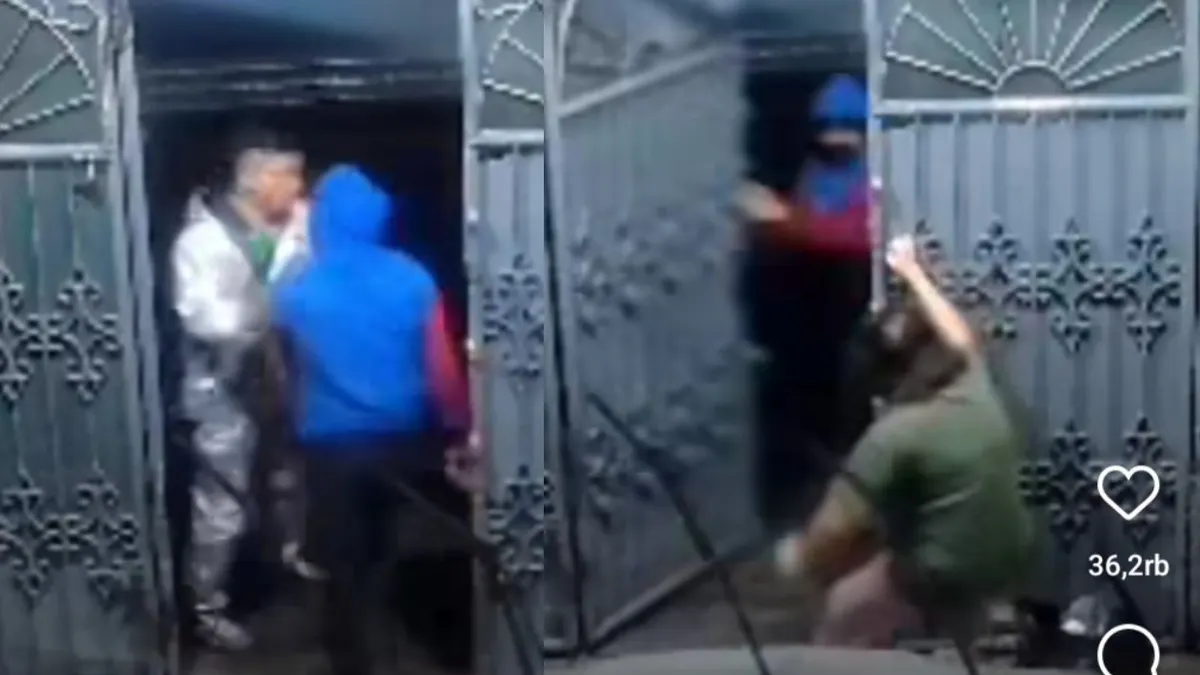 Sebuah video perampokan dan penganiaya terhadap seorang wanita di Medan viral di media sosial.