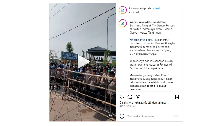 Ponpes Al Zaytun Indramayu Didemo Ribuan Anggota FIM