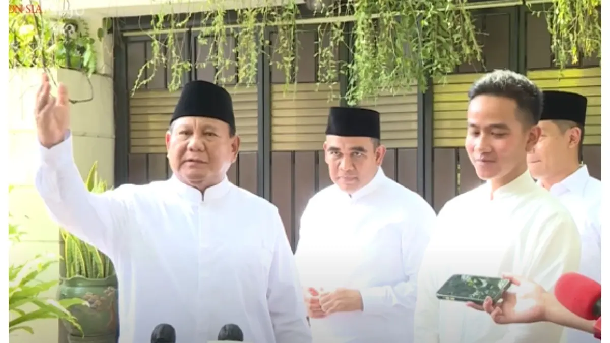 Prabowo Subianto Singgung Elektabilitas Gibran Rakabuming Raka yang Terus Naik