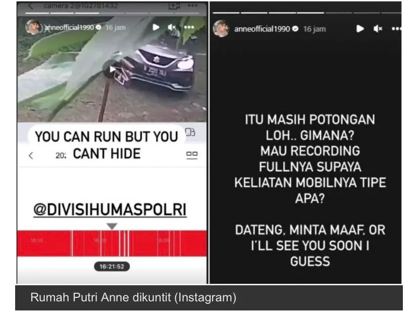 Putri Anne, istri Arya Saloka dibuat geram oleh seseorang tak dikenal yang diduga adalah haters-nya.