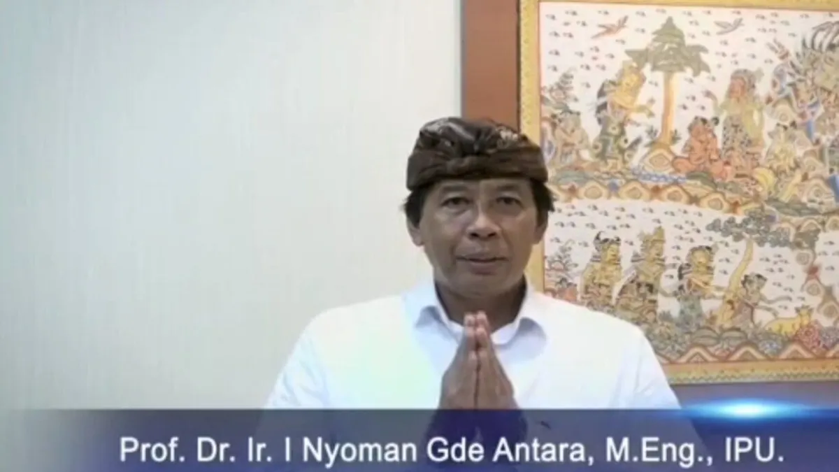 Rektor Universitas Udayana I Nyoman Gede Antara