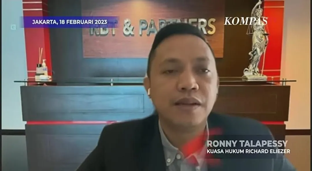 Ronny Talapessy memberikan tanggapan terkait LPSK memberikan tawaran kepada terpidana Richard Eliezer untuk bergabung dengan LPSK jika nantinya terpidana Richard Eliezer telah menjalani sidang kode etik Polri dan diputuskan untuk kembali bergabung dengan Polri.