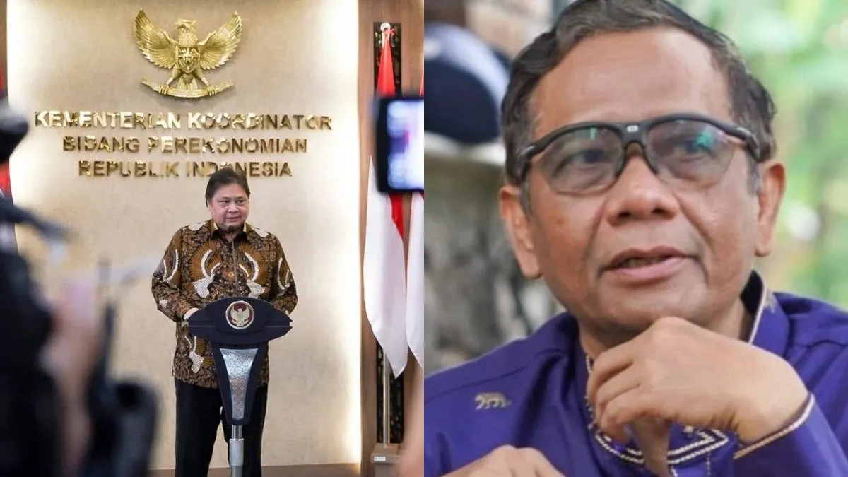 Mahfud MD dan Airlangga Hartarto
