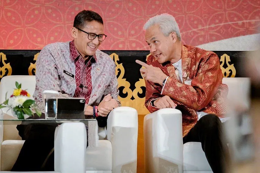 Sandiaga Uno dan Ganjar Pranowo