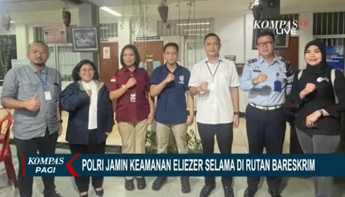 Polri Jamin Keamanan Eliezer Selama di Rutan Bareskrim