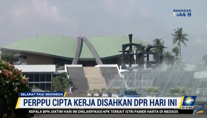 Perppu Cipta Kerja disahkan hari ini