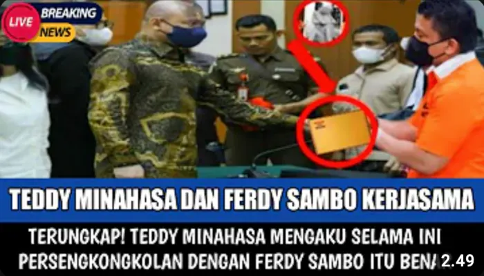 Terungkap Jika Teddy Minahasa Mengaku Selama Ini Bersekongkol dengan Ferdy Sambo?