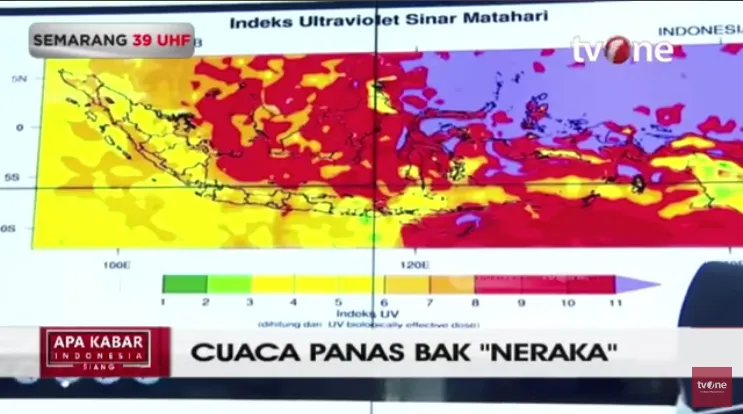 Cuaca Panas di Indonesia