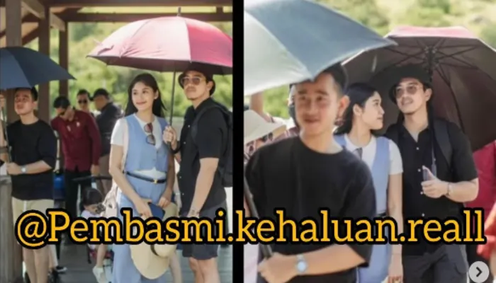 Momen Gibran Rakabuming yang Tertangkap Kamera Tiap Kaesang dan Erina Sedang Mesra