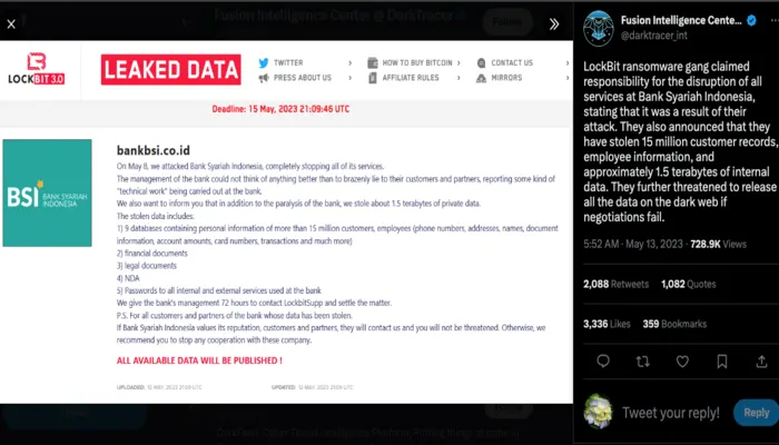 BSI Diserang Hacker LockBit 3.0