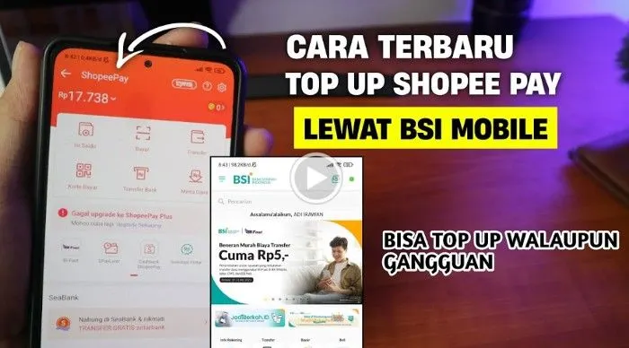 Illustrasi. Top Up BSI Shoppepay Gangguan