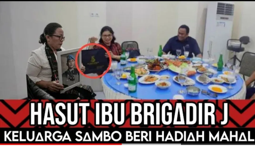 Beredar Foto Keluarga Brigadir J bertemu Ferdy Sambo