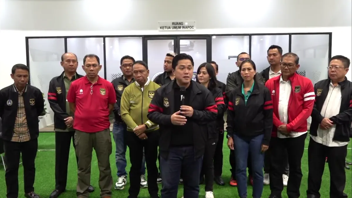 Potret Erick Thohir Setelah Jadi Ketua PSSI