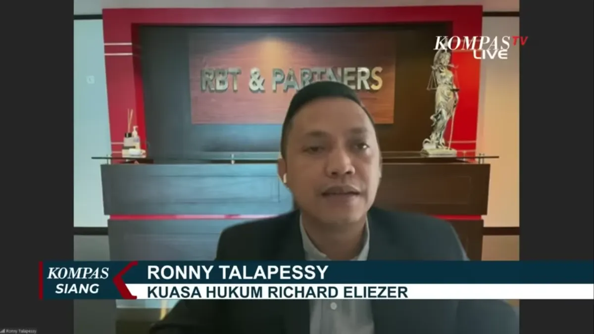 Pengacara Richard Eliezer, Ronny Talapessy