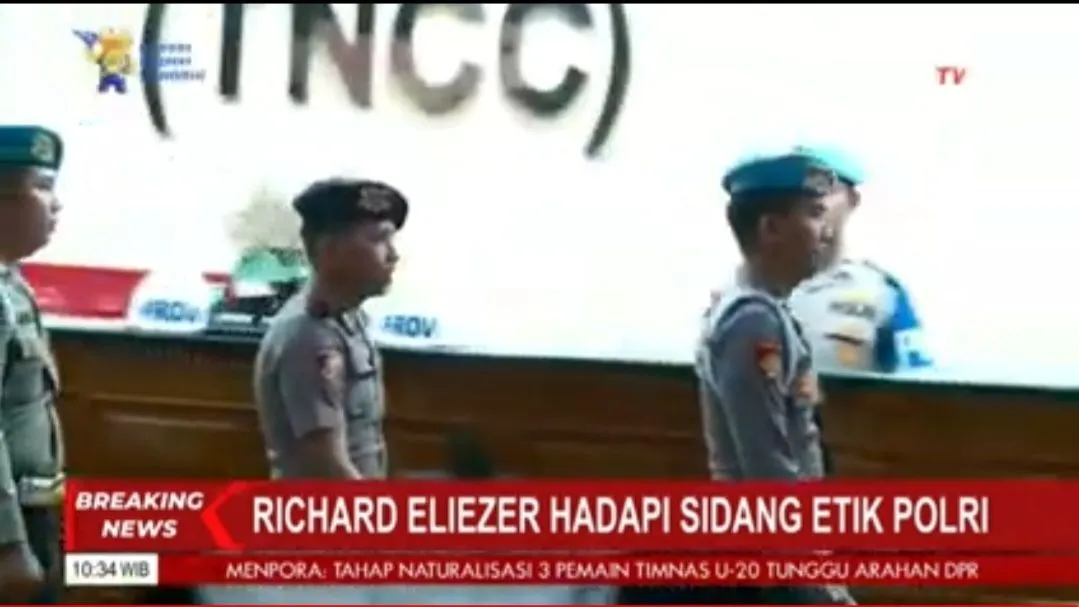 Situasi Sidang Kode Etik Richard Eliezer