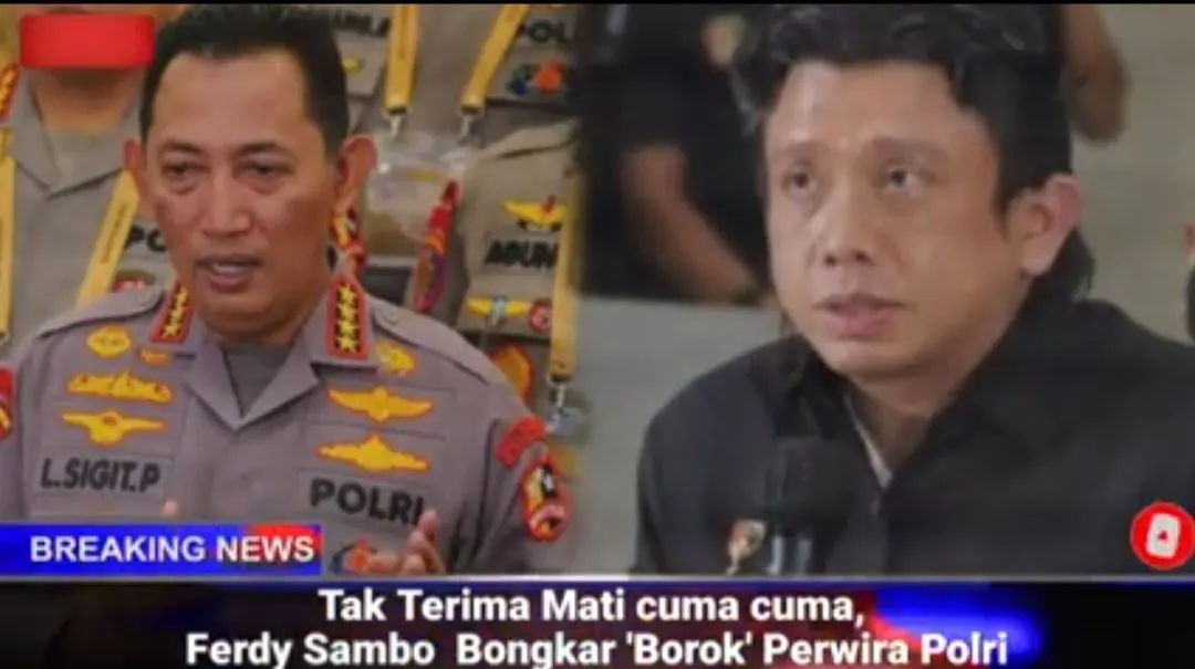 Ferdy Sambo dan Kapolri Listyo Sigit 