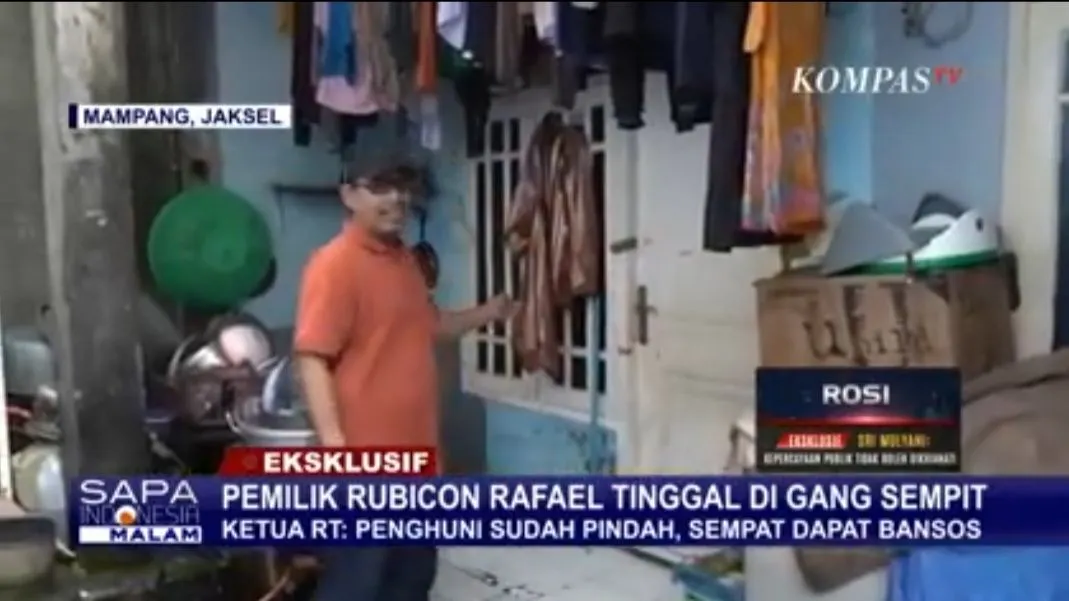 Ketua RT Sebut Rumah pemilik Rubicon sempat dapat bansos