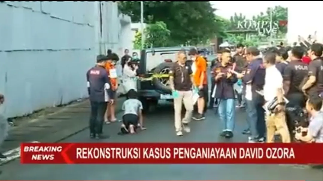 Rekonstruksi Penganiayaan David Ozora