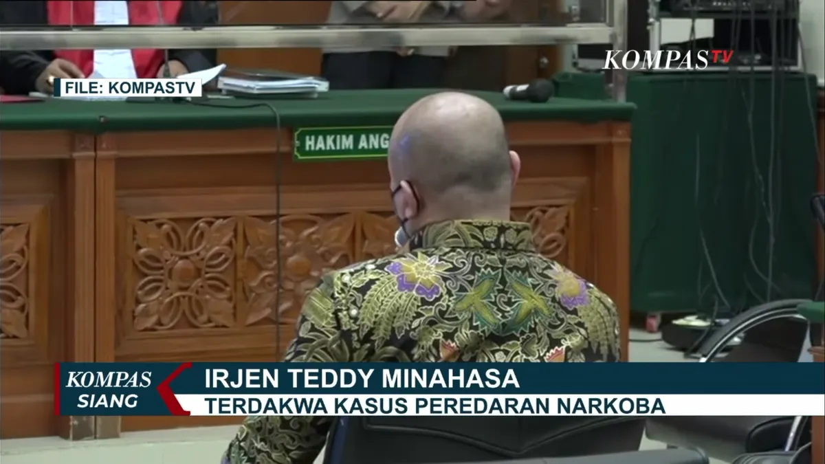Teddy Minahasa, Terdakwa Kasus Narkoba