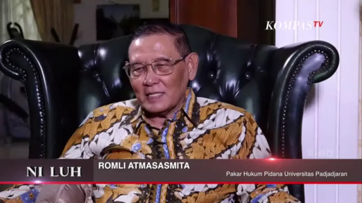 Pakar Hukum Pidana Universitas Padjadjaran, Romli Atmasasmita