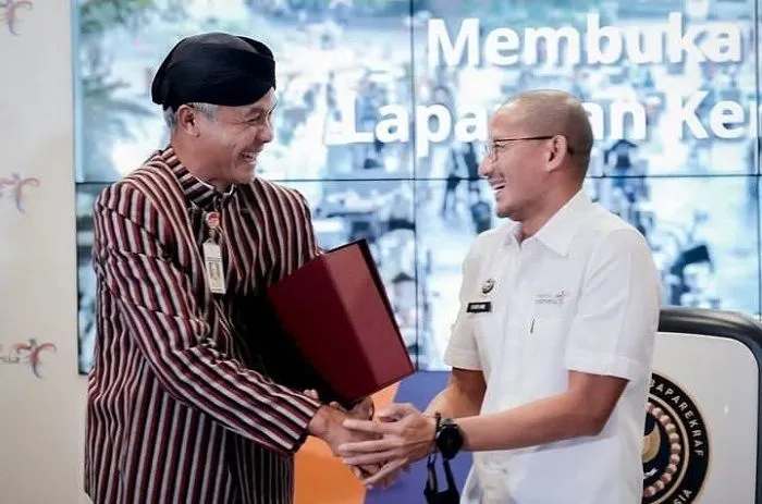 Ganjar Pranowo dan Sandiaga Uno