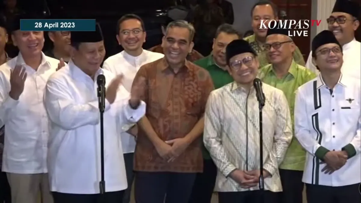 Prabowo Subianto bertemu dengan Muhaimin Iskandar (Cak Imin)